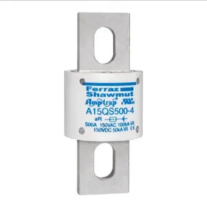 MERSEN FERRAZ A15QS500-4 Semiconductor Fuse, High Speed, 150V, 500A, aR Class | CH4TYF