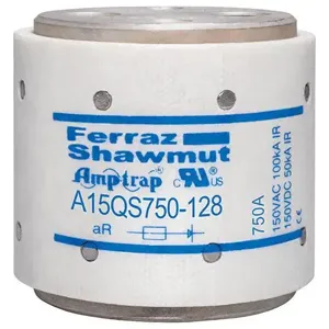 MERSEN FERRAZ A15QS750-128 Semiconductor Fuse, High Speed, 150V, 750A, aR Class | CH4TZJ