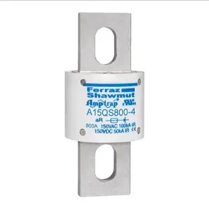 MERSEN FERRAZ A15QS800-4 Semiconductor Fuse, High Speed, 150V, 800A, aR Class, Type 4 | CH4TZN