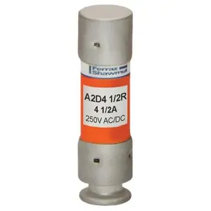 MERSEN FERRAZ A2D4-1/2R Time Delay Fuse, 250V, 4.5A, Class RK1 | CH4UCB A2D2/10R