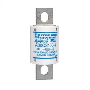 MERSEN FERRAZ A30QS100-4 Semiconductor Fuse, High Speed, 300V, 100A, aR Class | CH4UGX