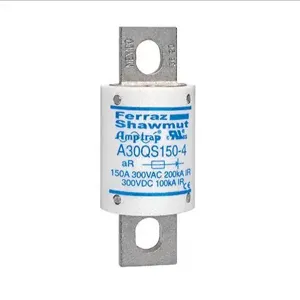 MERSEN FERRAZ A30QS150-4 Semiconductor Fuse, High Speed, 300V, 150A, aR Class | CH4UHJ