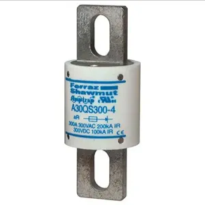 MERSEN FERRAZ A30QS300-4 Semiconductor Fuse, High Speed, 300V, 300A, aR Class | CH4UJK