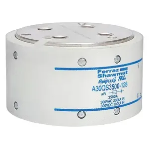 MERSEN FERRAZ A30QS3500-128 Semiconductor Fuse, High Speed, 300V, 3500A, aR Class | CH4UJN