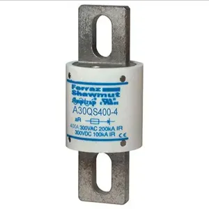 MERSEN FERRAZ A30QS400-4 Semiconductor Fuse, High Speed, 300V, 400A, aR Class | CH4UJV