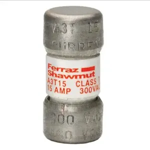 MERSEN FERRAZ A3T15 Fuse, Fast Acting, 300V, 15A, Class T, 1 Pole | AG8LGN