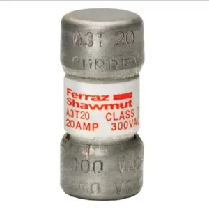 MERSEN FERRAZ A3T20 Fuse, Fast Acting, 300V, 20A, Class T, 1 Pole | AG8LGR