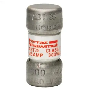 MERSEN FERRAZ A3T25 Fuse, Fast Acting, 300V, 25A, Class T, 1 Pole | AG8LGV