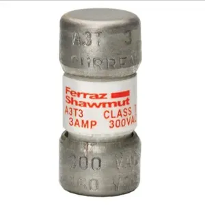 MERSEN FERRAZ A3T3 Fuse, Fast Acting, 300V, 3A, Class T, 1 Pole | AG8LGX