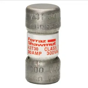 MERSEN FERRAZ A3T30 Fuse, Fast Acting, 300V, 30A, Class T, 1 Pole | AG8LGY