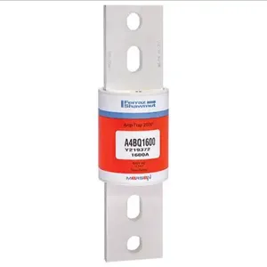 MERSEN FERRAZ A4BQ1600 Time Delay Fuse, 600V, 1600A, Class L, 1 Pole | AG8LHV