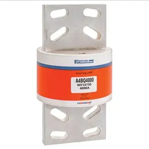 MERSEN FERRAZ A4BQ4000 Time Delay Fuse, 600V, 4000A, Class L, 1 Pole | AG8LJC