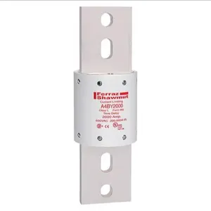 MERSEN FERRAZ A4BY2000 Time Delay Fuse, 600V, 2000A, Class L, 1 Pole | AG8LJR