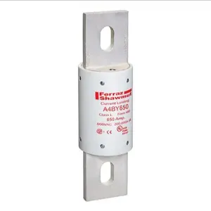 MERSEN FERRAZ A4BY650 Time Delay Fuse, 600V, 650A, Class L | CH4UUQ