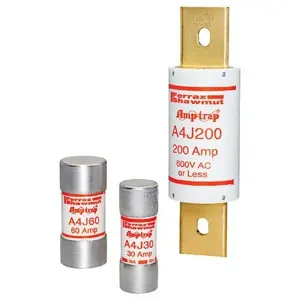 MERSEN FERRAZ A4J200EI Fuse, Fast Acting, 600V, 200A, Class J | CH4UUW