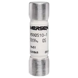 MERSEN FERRAZ A50QS10-1 Semiconductor Fuse, High Speed, 500V 10A, aR Class | CH4UZC