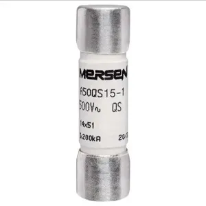 MERSEN FERRAZ A50QS15-1 Semiconductor Fuse, High Speed, 500V 15A, aR Class | CH4UZL