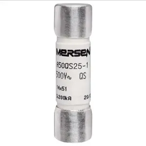 MERSEN FERRAZ A50QS25-1 Semiconductor Fuse, High Speed, 500V 25A, aR Class | CH4UZW