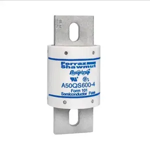 MERSEN FERRAZ A50QS600-4 Semiconductor Fuse, High Speed, 500V 600A, aR Class | CH4VAW