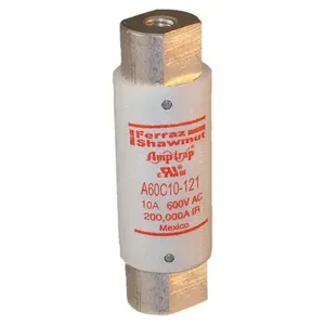 MERSEN FERRAZ A60C10-121 Capacitor Fuse, 600V, 10A | CH4VCZ