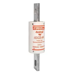 MERSEN FERRAZ A60X225-4K Semiconductor Fuse, High Speed, 600V, 225A, aR Class, Type 4K | CH4VGG