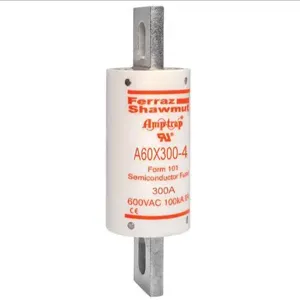 MERSEN FERRAZ A60X300-4 Semiconductor Fuse, High Speed, 600V, 300A, aR Class, Type 4 | CH4VGU