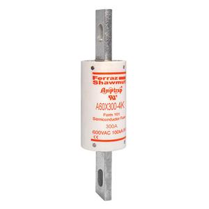 MERSEN FERRAZ A60X300-4K Semiconductor Fuse, High Speed, 600V, 300A, aR Class, Type 4K | CH4VGV