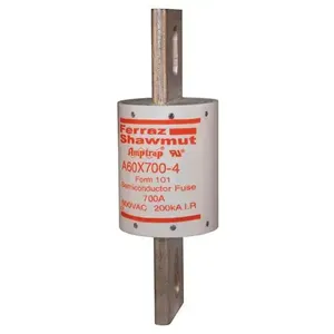 MERSEN FERRAZ A60X700-4 Semiconductor Fuse, High Speed, 600V, 700A, aR Class, Type 4 | CH4VJF