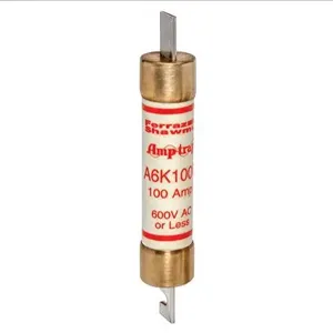 MERSEN FERRAZ A6K100R Fuse, 600VAC, 100A, 1 Pole | AG8LNA