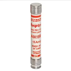 MERSEN FERRAZ A6K15R Fuse, 600VAC, 15A, 1 Pole | AG8LNC