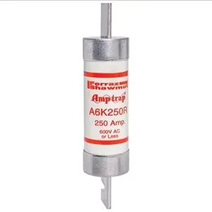 MERSEN FERRAZ A6K250R Fuse, 600VAC, 250A, 1 Pole | AG8LNH