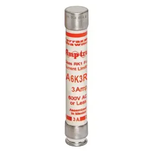 MERSEN FERRAZ A6K3R Fuse, Fast Acting, 600V, 3A, Class RK1 | CH4VKV