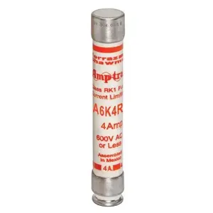 MERSEN FERRAZ A6K4R Fuse, Fast Acting, 600V, 4A, Class RK1 | CH4VKX