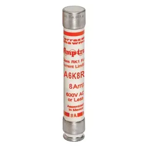 MERSEN FERRAZ A6K8R Fuse, Fast Acting, 600V, 8A, Class RK1 | CH4VLB