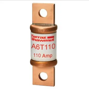 MERSEN FERRAZ A6T110 Fuse, 110 A, 600V AC | AG8LPC