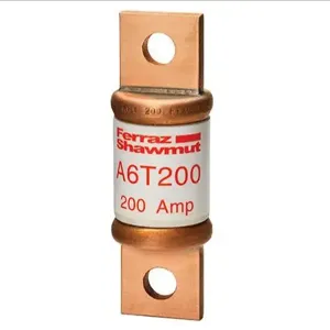 MERSEN FERRAZ A6T200 Fuse, Fast Acting, 600VAC, 200A, 1 Pole | AG8LPJ