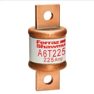 MERSEN FERRAZ A6T225 Fuse, Fast Acting, 600V, 225A, Class T, 1 Pole | AG8LPK