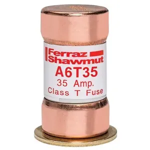 MERSEN FERRAZ A6T35-BPK Fuse, Fast Acting, 600V, 35A, Class T, Bulk | CH4VLE