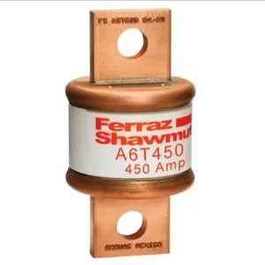 MERSEN FERRAZ A6T450 Fuse, Fast Acting, 600V, 450A, Class T, 1 Pole | AG8LPW