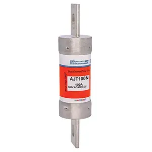 MERSEN FERRAZ AJT100N Time Delay Fuse, 600V, 100A, Class J | CH4WCB