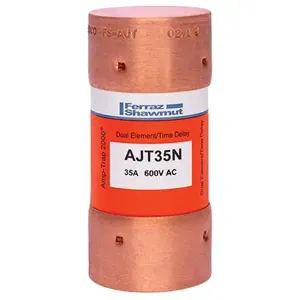 MERSEN FERRAZ AJT35N Time Delay Fuse, 600V, 35A, Class J | CH4WDW