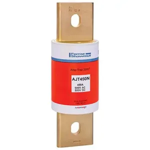 MERSEN FERRAZ AJT450N Time Delay Fuse, 600V, 450A, Class J | CH4WEF