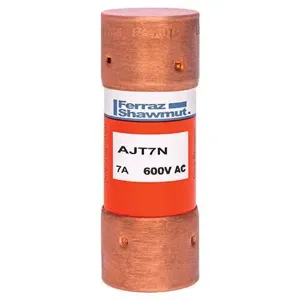 MERSEN FERRAZ AJT7N Time Delay Fuse, 600VAC, 7A, Class J | CH4WEV