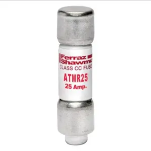 MERSEN FERRAZ ATMR25 Fuse, Fast Acting, Class CC, 600V, 25A, 1 Pole | AG8LXH