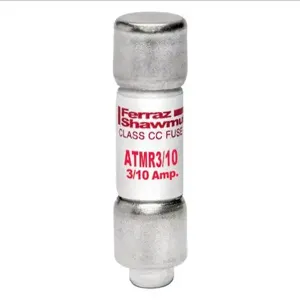 MERSEN FERRAZ ATMR3/10 Fuse, Fast Acting, 600V, 0.3A, Class CC, 1 Pole | AG8LXK