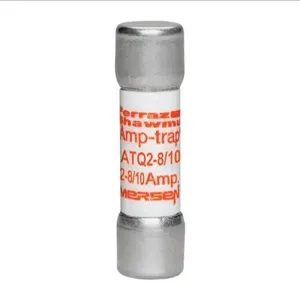 MERSEN FERRAZ ATQ2-8/10 Time Delay Midget Fuse, 500VAC, 2.8A, 1 Pole | AG8LYP