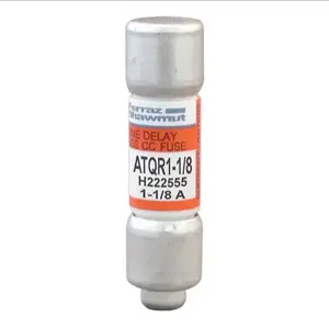 MERSEN FERRAZ ATQR1-1/8 Time Delay Fuse, 600V, 1.125A, Class CC, 1 Pole | AG8LZP