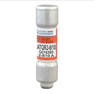 MERSEN FERRAZ ATQR2-8/10 Time Delay Fuse, 600V, 2.8A, Class CC, 1 Pole | AG8LZX