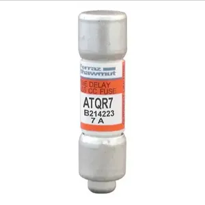 MERSEN FERRAZ ATQR7 Time Delay Fuse, 600V, 7A, Class CC | CH4WGT ATQR2-1/2