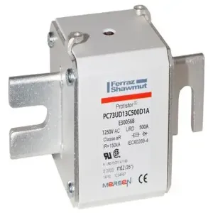 MERSEN FERRAZ E300568 Fuse, 500A | CH4XCP PC73UD13C500D1A